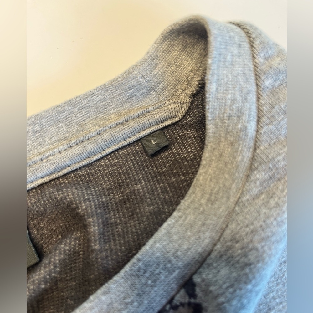 Jack & Jones Grey Rose Patterned Crewneck - Picture 7 of 7